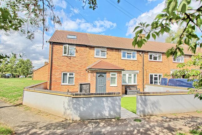 Thumbnail End terrace house for sale in The Homesteads, Hunsdon, Ware