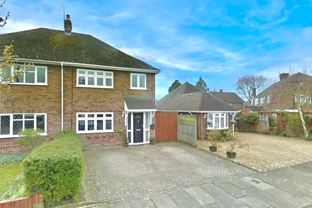 Thumbnail Semi-detached house for sale in Coombe Drive, Dunstable