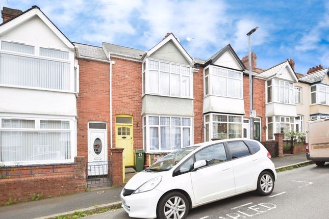 Thumbnail Terraced house for sale in Wyndham Avenue, Heavitree, Exeter