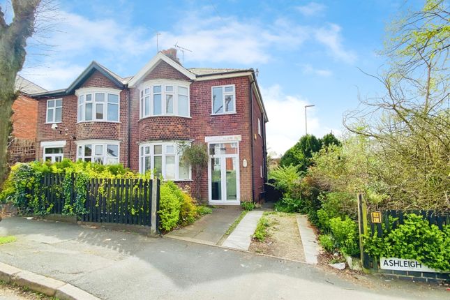 Thumbnail Semi-detached house for sale in Ashleigh Road, Leicester