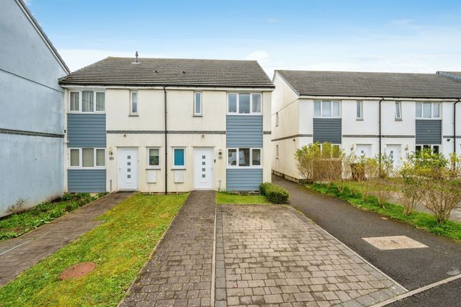 Thumbnail End terrace house for sale in Cunningham Road, Tamerton Foliot, Plymouth