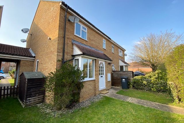 Thumbnail End terrace house to rent in Begwary Close, Eaton Socon