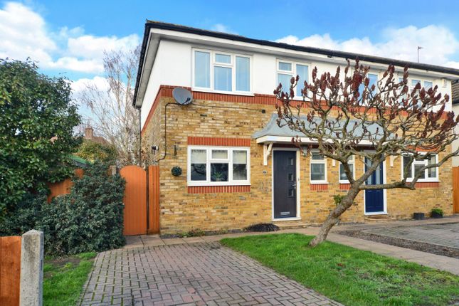 Thumbnail Semi-detached house for sale in Hilldale Road, Cheam, Sutton