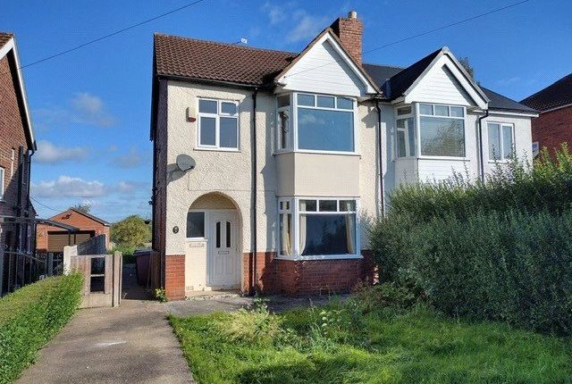 Thumbnail Semi-detached house for sale in The Hill, Glapwell, Chesterfield, Derbyshire