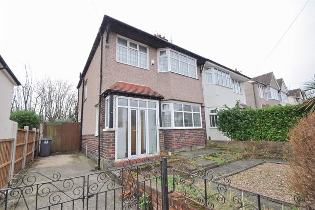 Semi-detached house for sale in Pennine Road, Wallasey