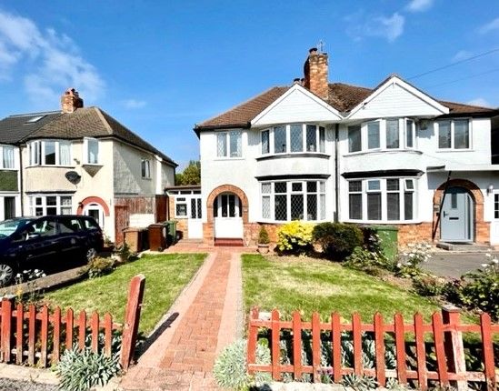 Semi-detached house for sale in Geoffrey Road, Shirley, Solihull