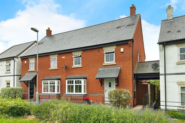 Thumbnail Semi-detached house for sale in Merttens Drive, Rothley
