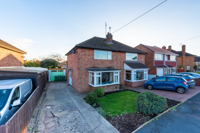 Thumbnail Semi-detached house for sale in Woodcote Road, Braunstone, Leicester