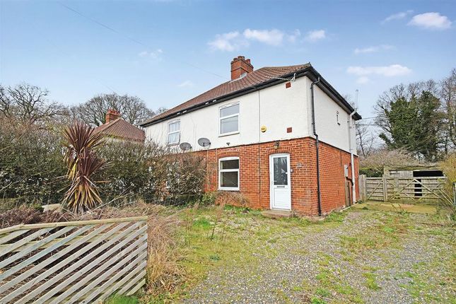 Thumbnail Semi-detached house for sale in Wood Lane, Buckenham, Norwich