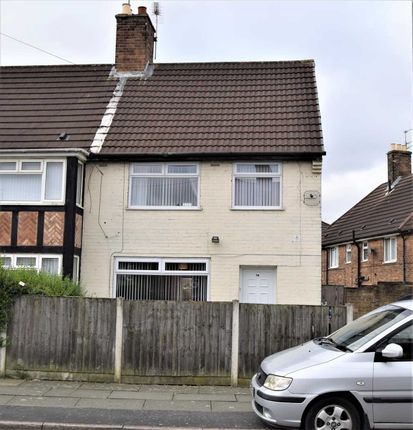 Thumbnail End terrace house for sale in Hathersage Road, Huyton, Liverpool