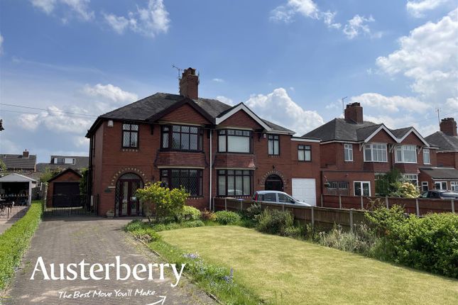Semi-detached house for sale in Weston Road, Weston Coyney, Stoke-On-Trent