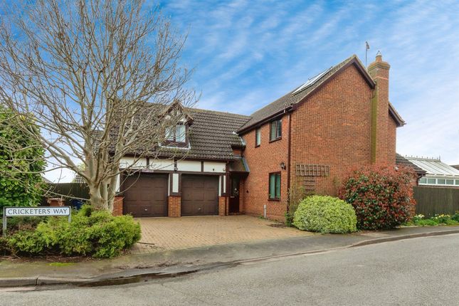 Thumbnail Detached house for sale in Cricketers Way, Benwick, March