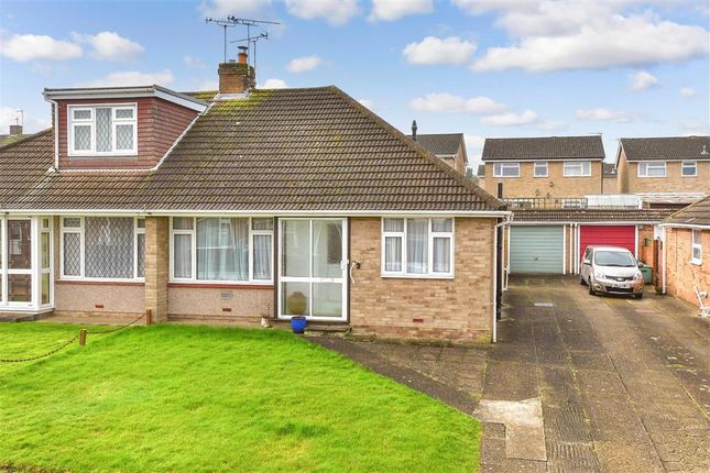 Thumbnail Semi-detached bungalow for sale in Romsey Close, Rochester, Kent