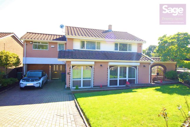 Thumbnail Detached house for sale in Glade Close, Coed Eva, Cwmbran