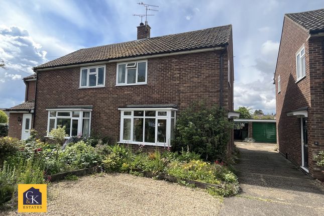 Thumbnail Semi-detached house for sale in Barton Road, Woodbridge
