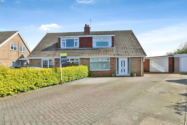 Thumbnail Semi-detached house for sale in Cawood Crescent, Skirlaugh, Hull