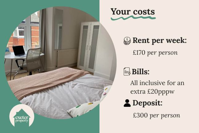 5-bed house on Salisbury Road, Exeter, £3,683/mo