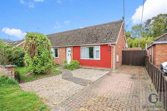 Thumbnail Semi-detached bungalow for sale in Lilian Road, Spixworth, Norwich