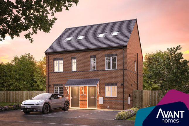 Thumbnail Semi-detached house for sale in "The Eastbeck" at Church Lane, Micklefield, Leeds