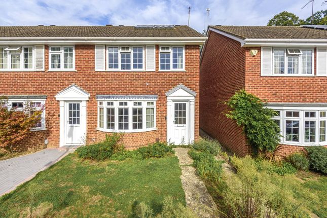 Thumbnail End terrace house to rent in Cheniston Close, West Byfleet