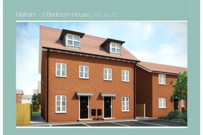Thumbnail Semi-detached house for sale in Plot 465 Malham Phase 4, Navigation Point, Cinder Lane, Castleford