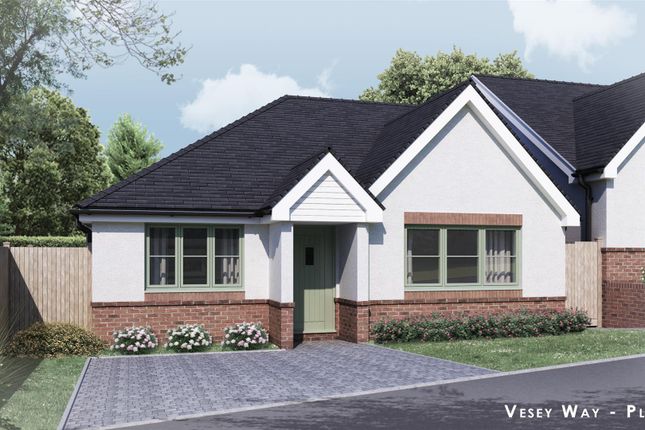 Thumbnail Detached bungalow for sale in Plot Four, Vesey Way, Reddicap Hill, Sutton Coldfield