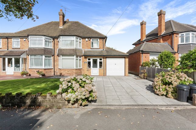 Thumbnail Semi-detached house for sale in Bryanston Road, Solihull