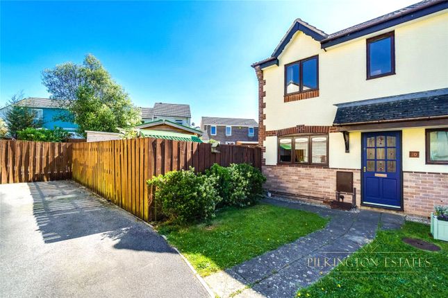 Thumbnail End terrace house for sale in Larch Close, Latchbrook, Saltash, Cornwall