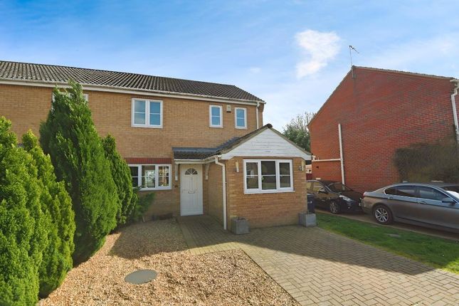 Thumbnail Semi-detached house for sale in Birdbeck Drive, Outwell, Wisbech, Cambridgeshire