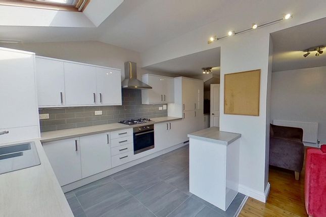 Bright Modern Kitchen With White Gloss Cabinets, i...