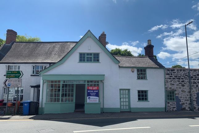 Retail premises to let in 7 Mwrog Street, Ruthin, Denbighshire