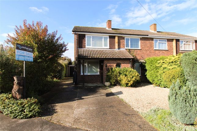 Thumbnail Semi-detached house for sale in Lambert Crescent, Blackwater, Camberley, Hampshire