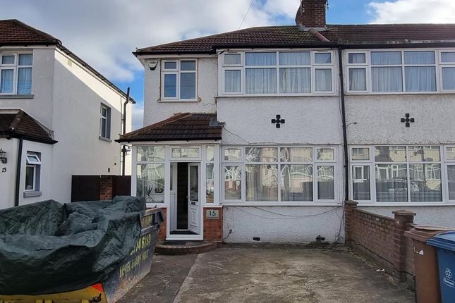 Thumbnail Semi-detached house to rent in Reynolds Drive, Edgware