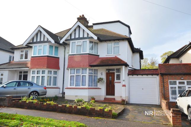 Thumbnail Semi-detached house for sale in Anglesey Gardens, Carshalton, Surrey.