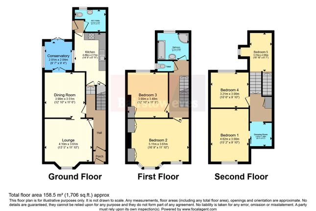 Quested Road, Folkestone, Kent CT19, 5 bedroom terraced house for sale ...