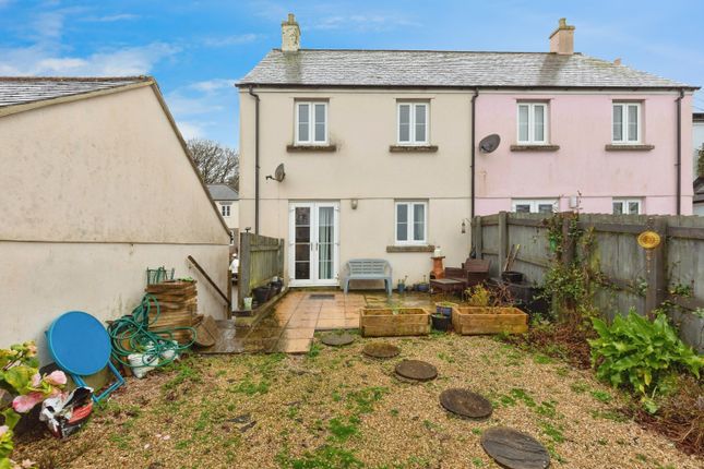 Semi-detached house for sale in Bay View Road, Duporth, St. Austell, Cornwall