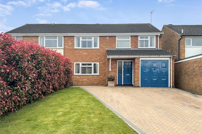 Thumbnail Semi-detached house for sale in Hobrook Road, Fleckney, Leicester