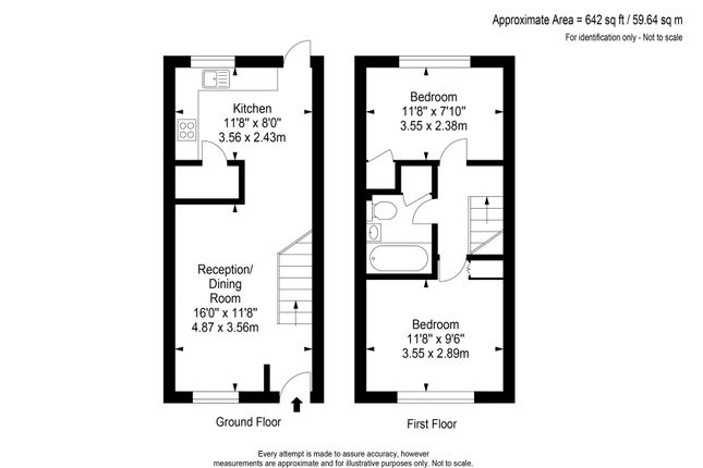 End terrace house for sale in Ottershaw, Surrey