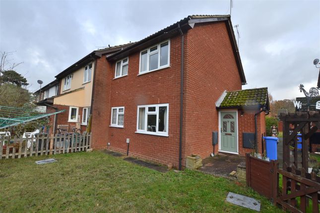 Thumbnail End terrace house for sale in Redwoods Way, Church Crookham, Fleet