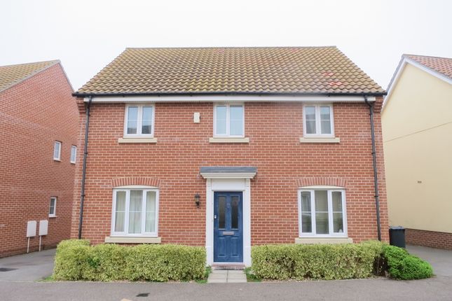 Thumbnail Detached house to rent in Bramble Walk, Beck Row, Bury St. Edmunds