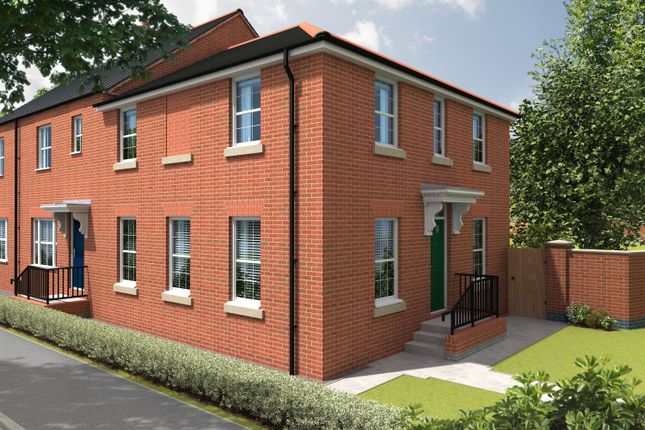 Thumbnail End terrace house for sale in St John's Circus Development, Spalding