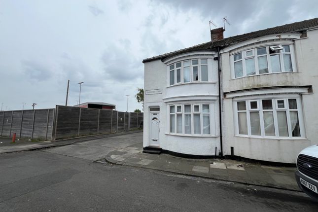 Thumbnail End terrace house to rent in Thornton Street, Middlesbrough, North Yorkshire