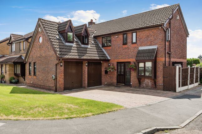 Thumbnail Detached house for sale in Dunham Close, Westhoughton, Bolton