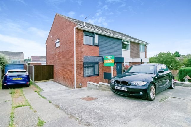 Thumbnail End terrace house for sale in Angle Close, Barry