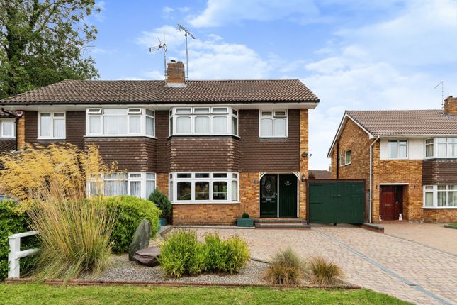 Thumbnail Semi-detached house for sale in Woodland Way, Stevenage, Hertfordshire