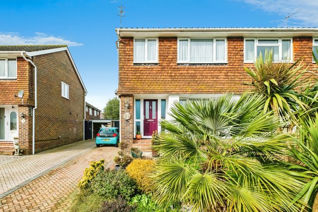 Thumbnail Semi-detached house for sale in Trent Close, Sompting, Lancing