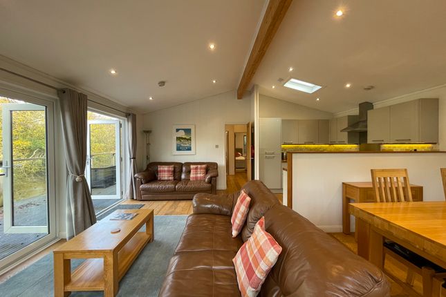 Thumbnail Lodge for sale in Millars Island, Stonerush Lakes, Lanreath, Looe, Cornwall