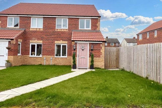 Thumbnail Semi-detached house for sale in Minerva Close, Scunthorpe