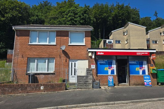 3-bed semi-detached on 90,(house & shop), March Hywel, Neath, £180,000