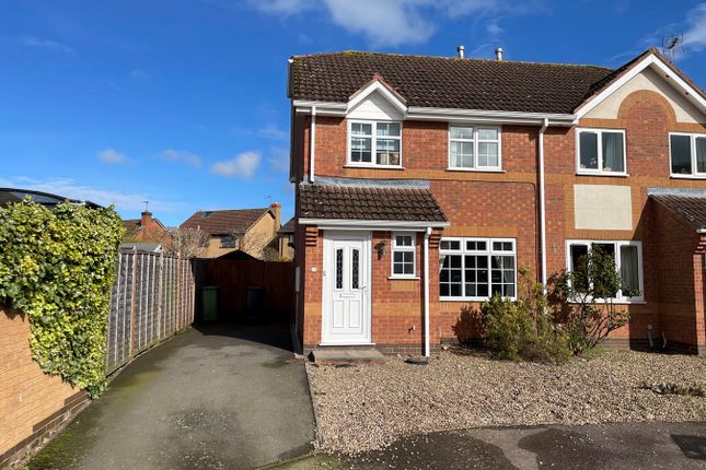 Thumbnail Semi-detached house for sale in Harvest Way, Broughton Astley, Leicester